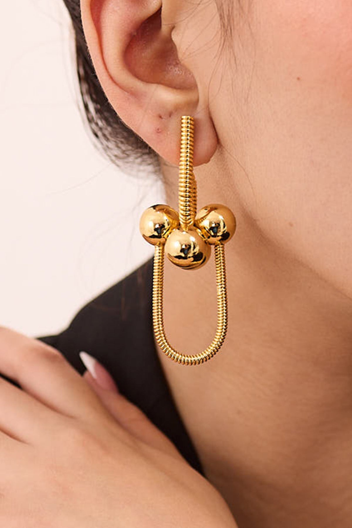 Buy Pearls Gold Plated Brass Studs by Ruhheite for Women online at ScrollnShops